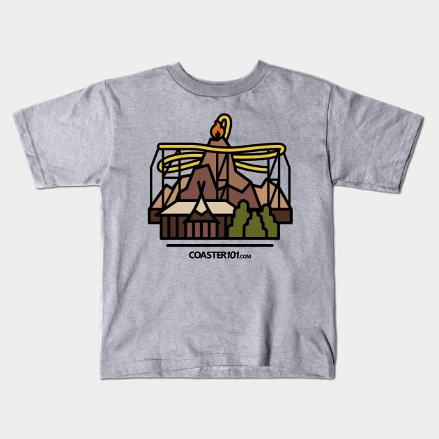 Volcano Kids T-Shirt by Coaster101